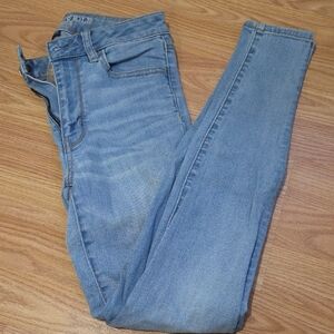 American Eagle Outfitters Light Blue Skinny Jeans